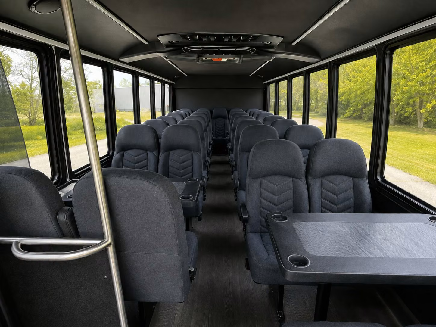 15 passenger minibus inside
