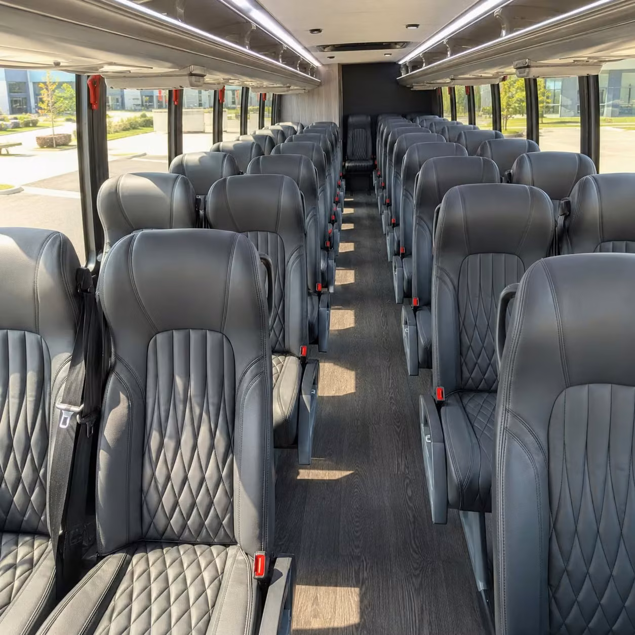 28 passenger minibus inside