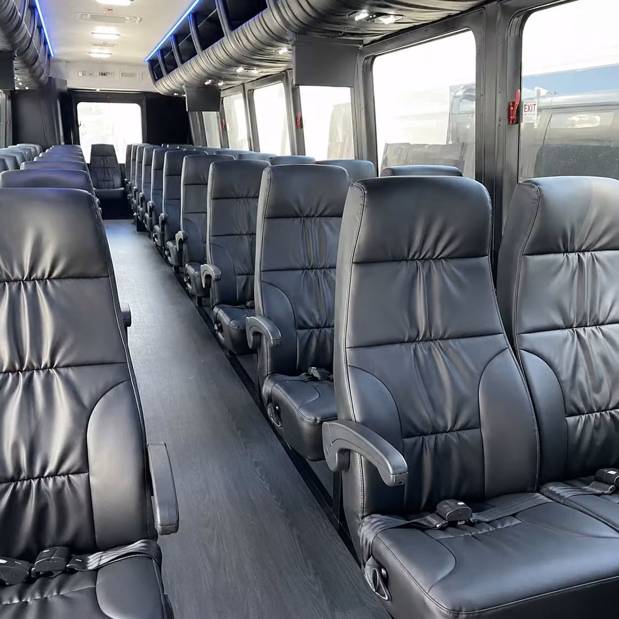 35 passenger minibus interior