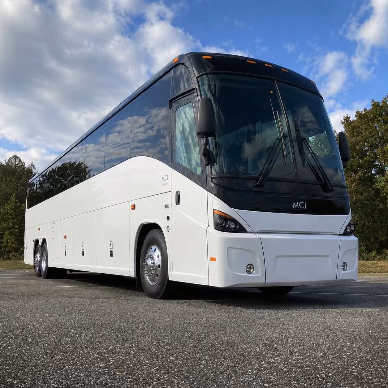 56 passenger charter bus