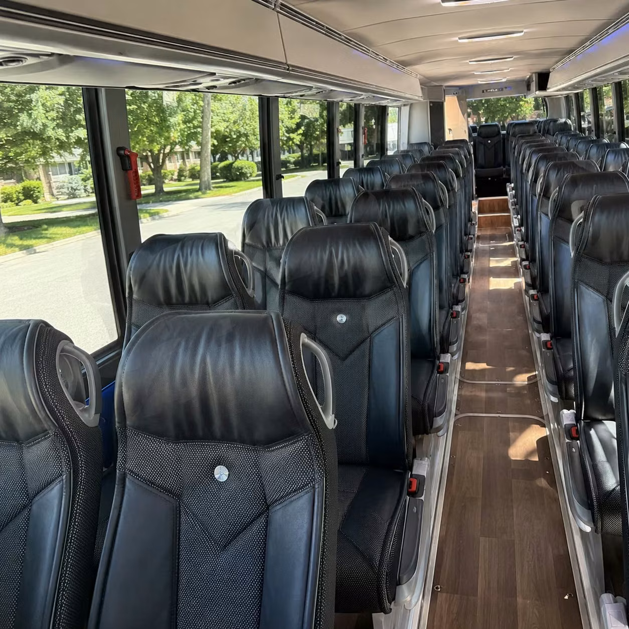oceanside charter bus interior