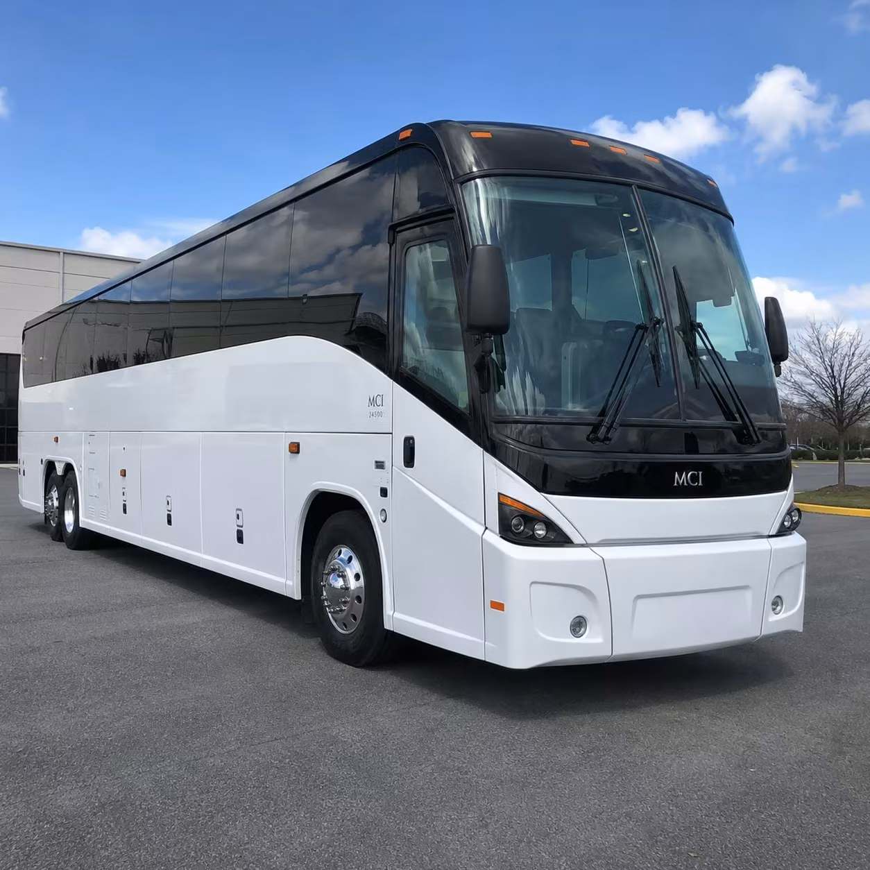 oceanside charter bus rental exterior