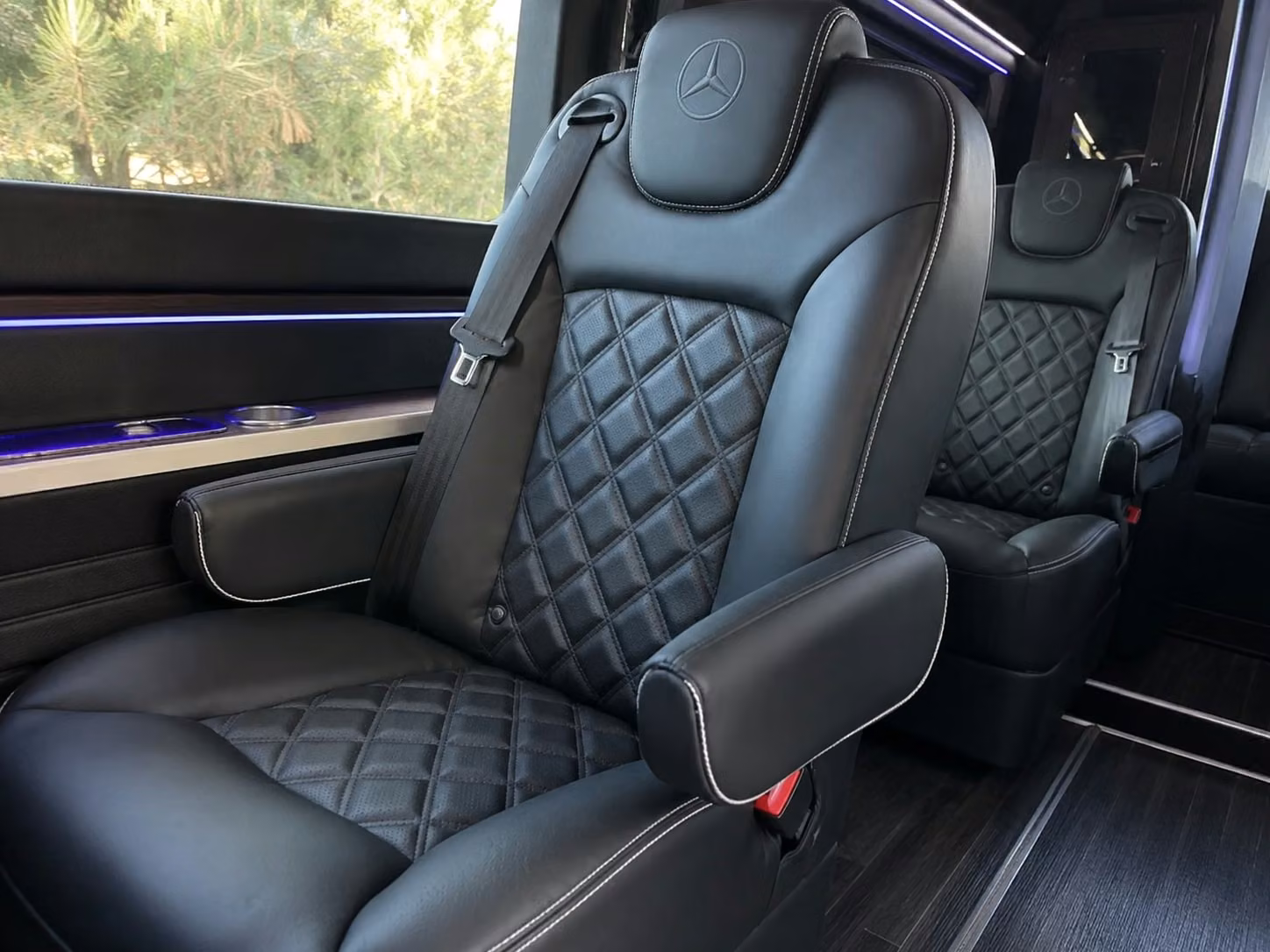 sprinter van with driver interior